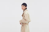 ロマンティッククラウン(ROMANTIC CROWN) WIDE LAPEL TRENCH COAT_BEIGE