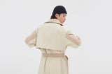 ロマンティッククラウン(ROMANTIC CROWN) WIDE LAPEL TRENCH COAT_BEIGE