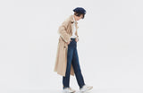 ロマンティッククラウン(ROMANTIC CROWN) WIDE LAPEL TRENCH COAT_BEIGE