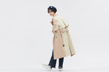 ロマンティッククラウン(ROMANTIC CROWN) WIDE LAPEL TRENCH COAT_BEIGE