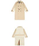 ロマンティッククラウン(ROMANTIC CROWN) WIDE LAPEL TRENCH COAT_BEIGE