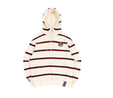 ロマンティッククラウン(ROMANTIC CROWN)  21C BOYS STRIPE HOOD_OATMEAL