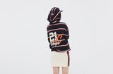 ロマンティッククラウン(ROMANTIC CROWN)  21C BOYS STRIPE HOOD_NAVY