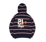 ロマンティッククラウン(ROMANTIC CROWN)  21C BOYS STRIPE HOOD_NAVY