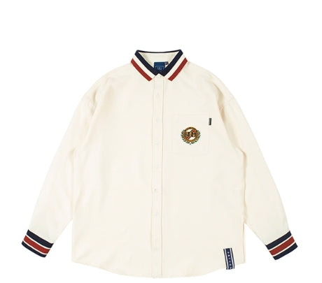 ロマンティッククラウン(ROMANTIC CROWN)   21C BOYS COLLAR SHIRT_OATMEAL