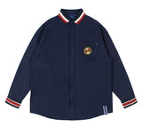 ロマンティッククラウン(ROMANTIC CROWN)   21C BOYS COLLAR SHIRT_NAVY