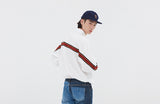 ロマンティッククラウン(ROMANTIC CROWN)  BACK LINE OVER FIT SHIRT_WHITE