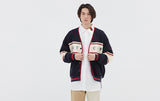 ロマンティッククラウン(ROMANTIC CROWN)   21C BOYS COTTON CARDIGAN_NAVY