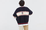 ロマンティッククラウン(ROMANTIC CROWN)   21C BOYS COTTON CARDIGAN_NAVY