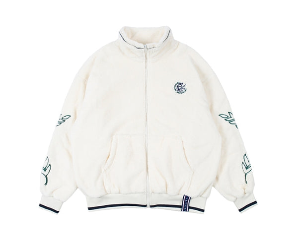 ロマンティッククラウン(ROMANTIC CROWN)   YETI ZIP UP JACKET_OATMEAL