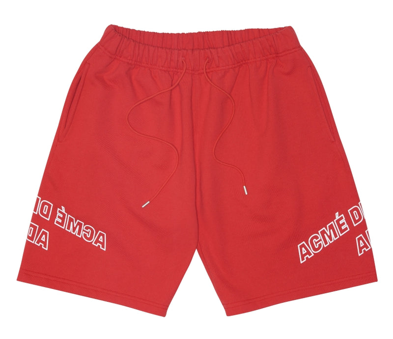 アクメドラビ(acme' de la vie) ADLV DOUBLE LOGO SHORT PANTS RED