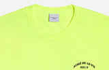 アクメドラビ(acme' de la vie) ADLV NEON BIG LOGO SHORT SLEEVE T-SHIRT YELLOW