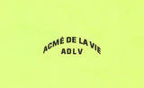 アクメドラビ(acme' de la vie) ADLV NEON BIG LOGO SHORT SLEEVE T-SHIRT YELLOW