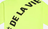 アクメドラビ(acme' de la vie) ADLV NEON BIG LOGO SHORT SLEEVE T-SHIRT YELLOW