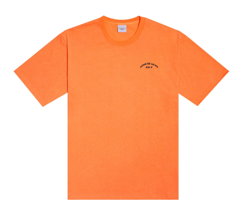 アクメドラビ(acme' de la vie) ADLV NEON BIG LOGO SHORT SLEEVE T-SHIRT ORANGE