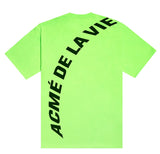 アクメドラビ(acme' de la vie) ADLV NEON BIG LOGO SHORT SLEEVE T-SHIRT GREEN