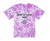 アクメドラビ(acme' de la vie) ADLV TIE-DYEING SHORT SLEEVE T-SHIRT NEON PURPLE