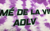 アクメドラビ(acme' de la vie) ADLV TIE-DYEING SHORT SLEEVE T-SHIRT NEON PURPLE