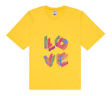 アクメドラビ(acme' de la vie) ADLV X Steven Willson LOVE SHORT SLEEVE  YELLOW