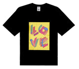 アクメドラビ(acme' de la vie) ADLV X Steven Willson LOVE SHORT SLEEVE  BLACK