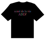 アクメドラビ(acme' de la vie) ADLV X Steven Willson LOVE SHORT SLEEVE  BLACK