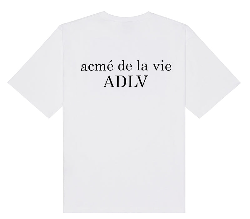 アクメドラビ(acme' de la vie) ADLV BASIC SHORT SLEEVE T-SHIRT 2 WHITE