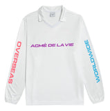 アクメドラビ(acme' de la vie) ADLV WORLD WIDE LONG SLEEVE T-SHIRT WHITE