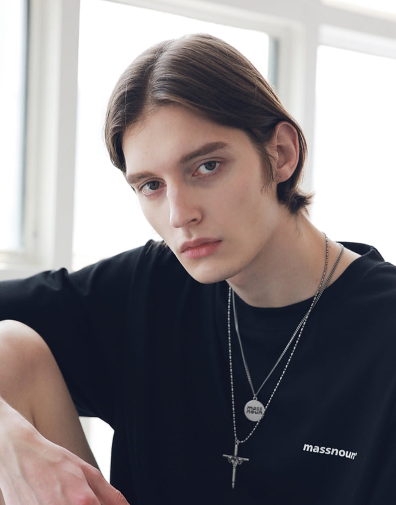 マスノウン(MASSNOUN) BULLET&SHOT CROSS PENDANT MSNAJ003-BS