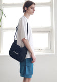 マスノウン(MASSNOUN) SL LOGO 2WAY COMPACT BAG MSNAB003-BK