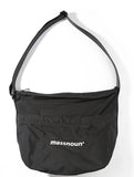 マスノウン(MASSNOUN) SL LOGO 2WAY COMPACT BAG MSNAB003-BK