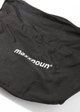 マスノウン(MASSNOUN) SL LOGO 2WAY COMPACT BAG MSNAB003-BK