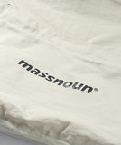 マスノウン(MASSNOUN) SL LOGO 2WAY COMPACT BAG MSNAB003-BG