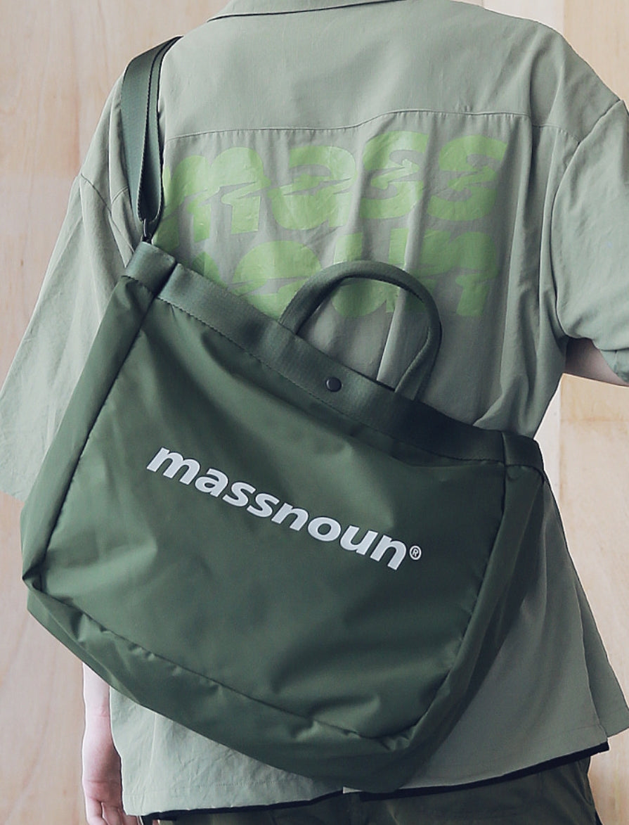 【massnoun】SL LOGO 3M 2WAY SHOULDER BAG マスノウン(MASSNOUN) SL LOGO 3M 2WAY SHOULDER BAG MSNAB002