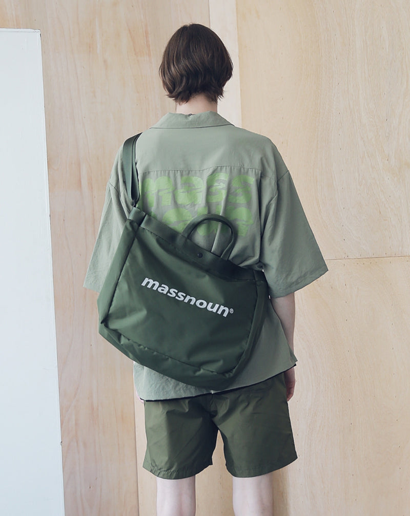 マスノウン(MASSNOUN) SL LOGO 3M 2WAY SHOULDER BAG MSNAB002-KK