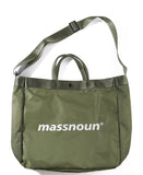 マスノウン(MASSNOUN) SL LOGO 3M 2WAY SHOULDER BAG MSNAB002-KK