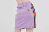 ロマンティッククラウン(ROMANTIC CROWN) SIDE LINE SPORTS SKIRT_PURPLE