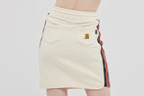 ロマンティッククラウン(ROMANTIC CROWN)   SIDE LINE SPORTS SKIRT_OATMEAL