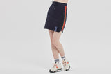 ロマンティッククラウン(ROMANTIC CROWN) SIDE LINE SPORTS SKIRT_NAVY