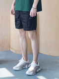 マスノウン(MASSNOUN) FRONT TWO POCKET SHORT PANTS MSNSP005-BK