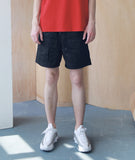 マスノウン(MASSNOUN) FRONT TWO POCKET SHORT PANTS MSNSP005-BK