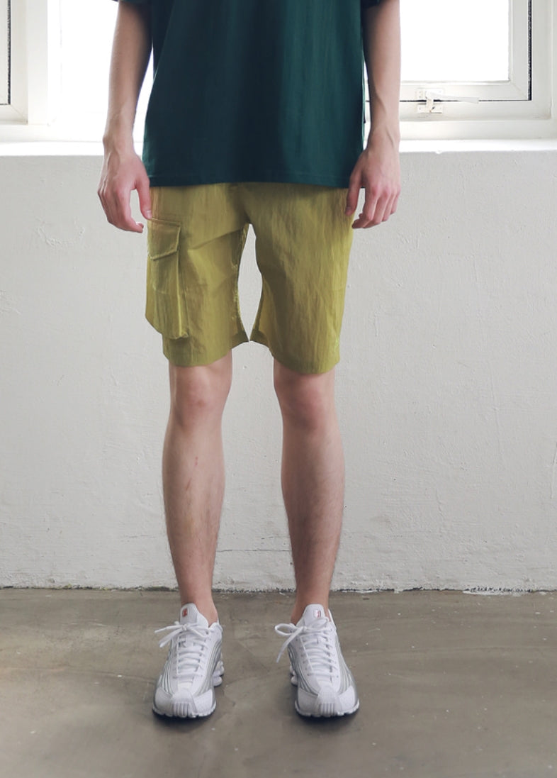 マスノウン(MASSNOUN) SIDE TWO POCKET SHORT PANTS MSNSP004-YL