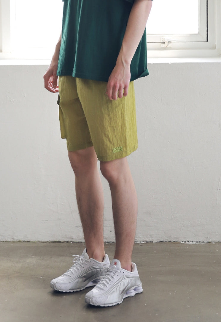 マスノウン(MASSNOUN) SIDE TWO POCKET SHORT PANTS MSNSP004-YL