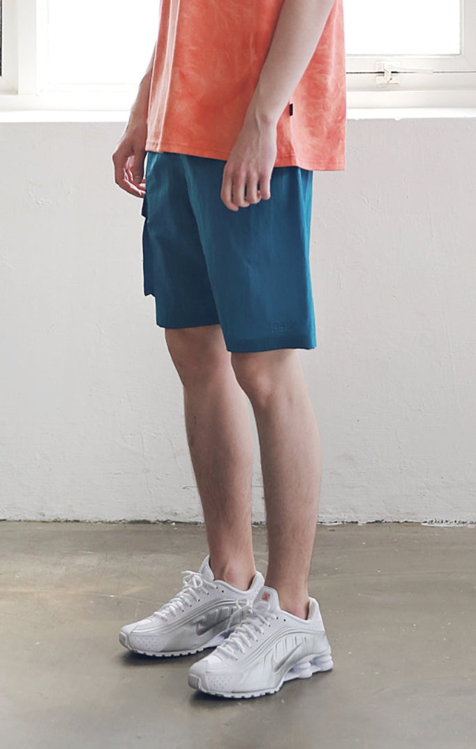 マスノウン(MASSNOUN) SIDE TWO POCKET SHORT PANTS MSNSP004-BL