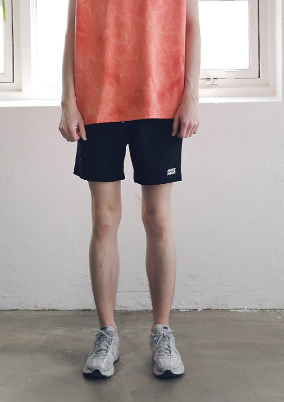 マスノウン(MASSNOUN) SL LOGO BASIC SHORT PANTS MSNSP003-BG