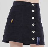 ロマンティッククラウン(ROMANTIC CROWN) CORDUROY POCKET SKIRT_NAVY