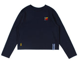 ロマンティッククラウン(ROMANTIC CROWN) UNLOCK YOUR MIND LONG SLEEVE_NAVY