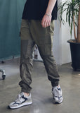 マスノウン(MASSNOUN) 3RD SECTION JOGGER PANTS MSNCP003-KK