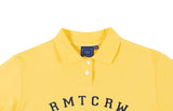 ロマンティッククラウン(ROMANTIC CROWN)RMTCRW CLASSIC LOGO POLO SHIRT_BUTTER