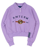 ロマンティッククラウン(ROMANTIC CROWN) RMTCRW CLASSIC LOGO POLO SHIRT_PURPLE