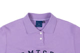 ロマンティッククラウン(ROMANTIC CROWN) RMTCRW CLASSIC LOGO POLO SHIRT_PURPLE